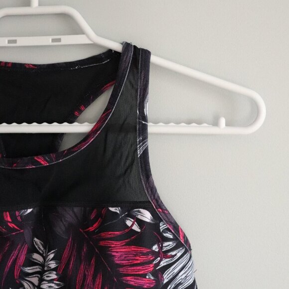 Fabletics Women's Sx XS Marcia High Neck Activewear Mesh Racerback Sports Bra - Picture 4 of 10